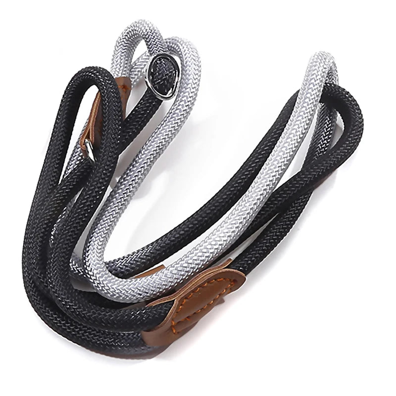 Dog Leashes Dog Slip Lead Dog Training Leash Strong Heavy Duty Braided No Pull Training Lead Leashes for Small Medium Large Dogs