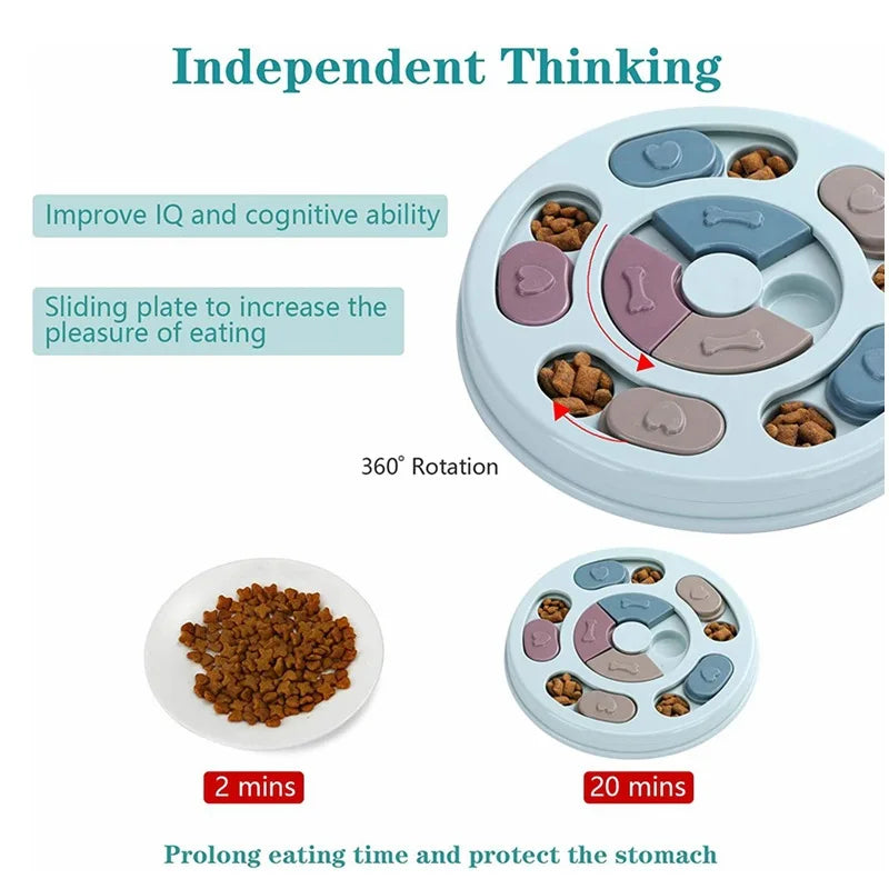 Interactive Slow Feeder - Puzzle Bowl