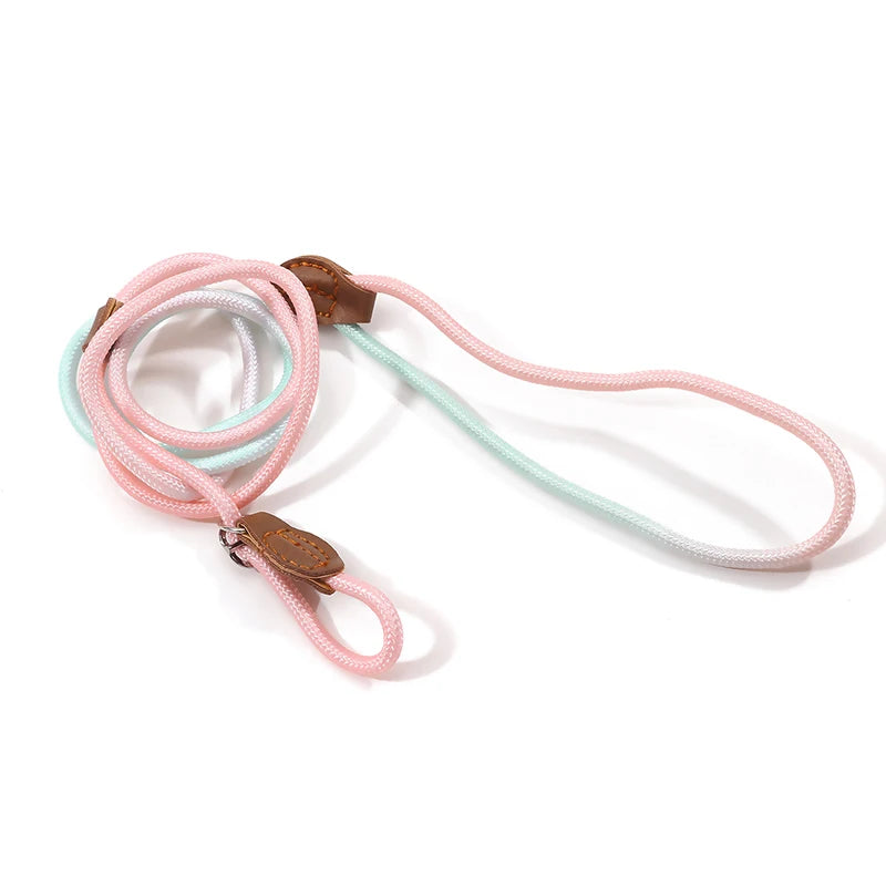 Dog Leashes Dog Slip Lead Dog Training Leash Strong Heavy Duty Braided No Pull Training Lead Leashes for Small Medium Large Dogs