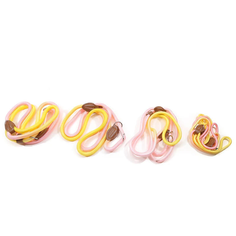 Dog Leashes Dog Slip Lead Dog Training Leash Strong Heavy Duty Braided No Pull Training Lead Leashes for Small Medium Large Dogs