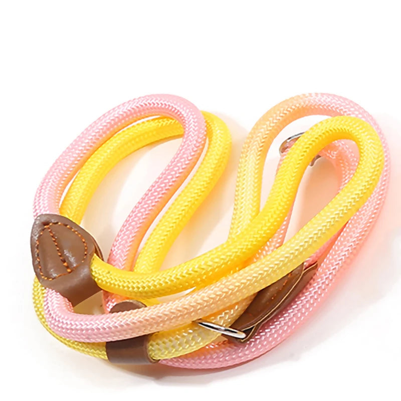 Dog Leashes Dog Slip Lead Dog Training Leash Strong Heavy Duty Braided No Pull Training Lead Leashes for Small Medium Large Dogs