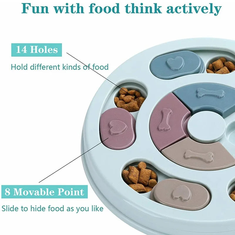 Interactive Slow Feeder - Puzzle Bowl