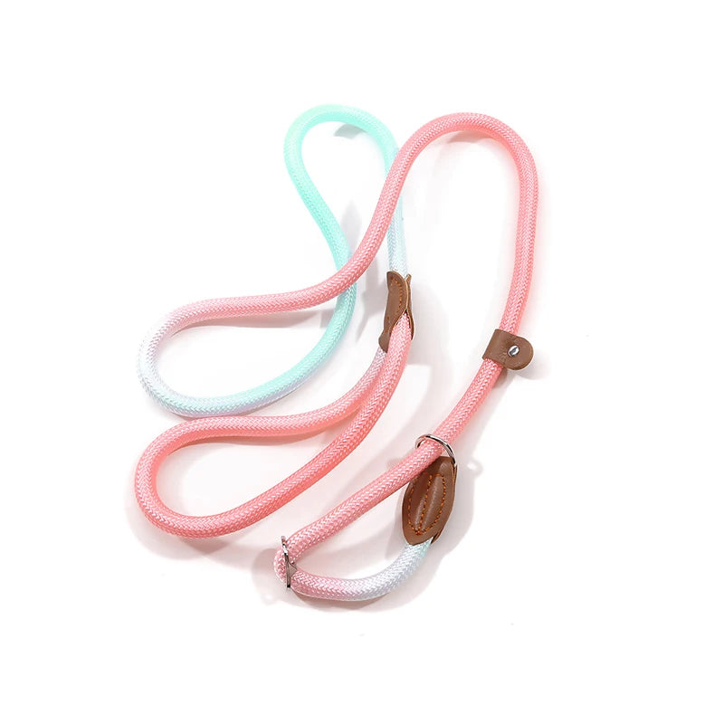 Dog Leashes Dog Slip Lead Dog Training Leash Strong Heavy Duty Braided No Pull Training Lead Leashes for Small Medium Large Dogs