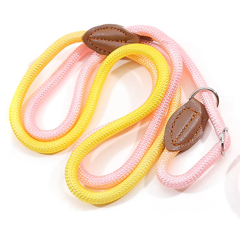 Dog Leashes Dog Slip Lead Dog Training Leash Strong Heavy Duty Braided No Pull Training Lead Leashes for Small Medium Large Dogs