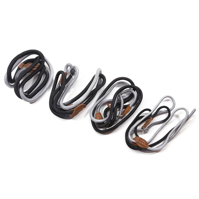 Dog Leashes Dog Slip Lead Dog Training Leash Strong Heavy Duty Braided No Pull Training Lead Leashes for Small Medium Large Dogs