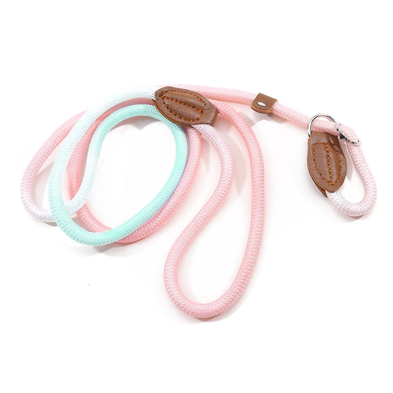 Dog Leashes Dog Slip Lead Dog Training Leash Strong Heavy Duty Braided No Pull Training Lead Leashes for Small Medium Large Dogs