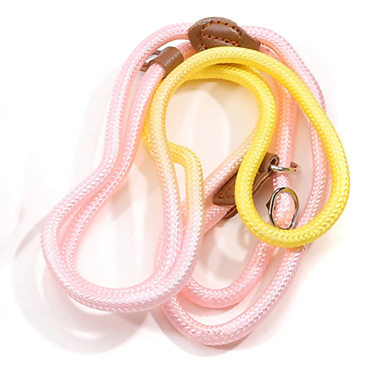 Dog Leashes Dog Slip Lead Dog Training Leash Strong Heavy Duty Braided No Pull Training Lead Leashes for Small Medium Large Dogs