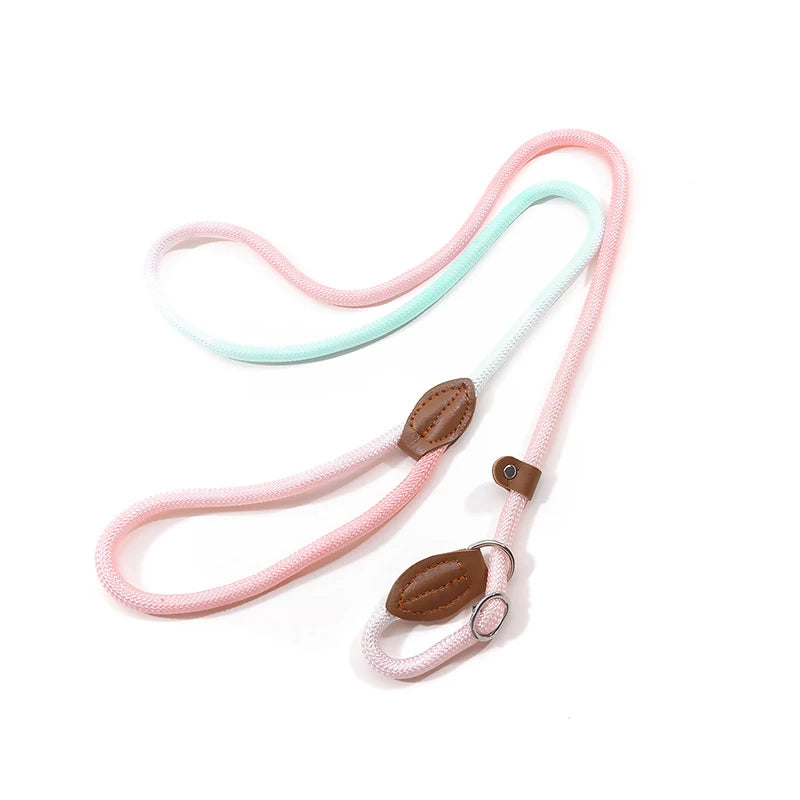 Dog Leashes Dog Slip Lead Dog Training Leash Strong Heavy Duty Braided No Pull Training Lead Leashes for Small Medium Large Dogs