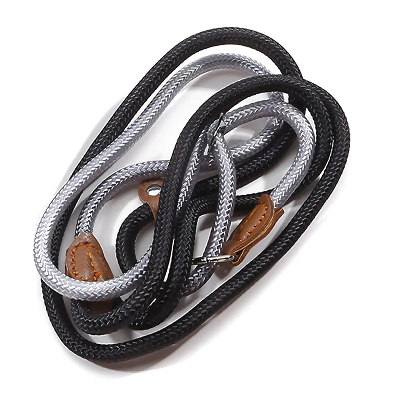 Dog Leashes Dog Slip Lead Dog Training Leash Strong Heavy Duty Braided No Pull Training Lead Leashes for Small Medium Large Dogs